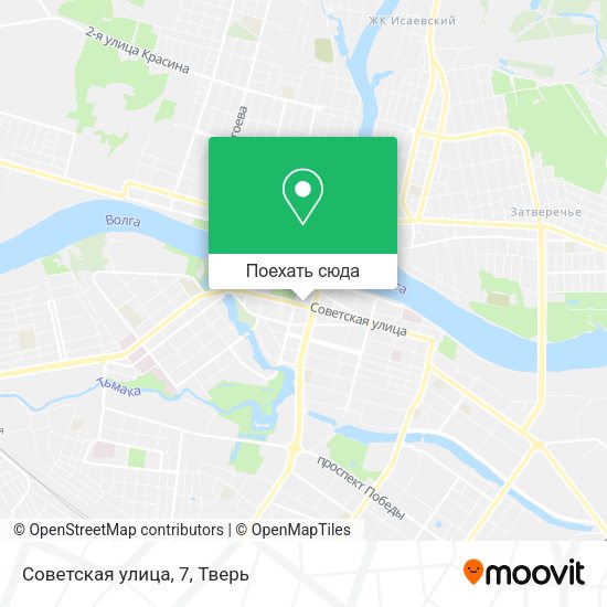 Карта Советская улица, 7