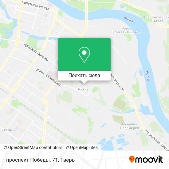Карта проспект Победы, 71