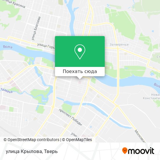 Карта улица Крылова