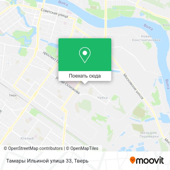 Карта Тамары Ильиной улица 33