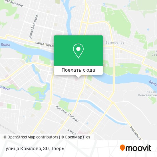 Карта улица Крылова, 30