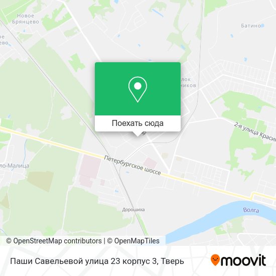Карта Паши Савельевой улица 23 корпус 3