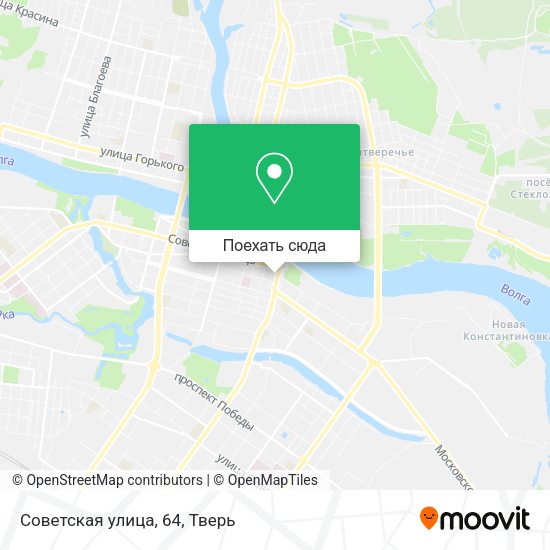 Карта Советская улица, 64