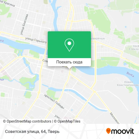 Карта Советская улица, 64