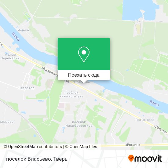 Карта поселок Власьево