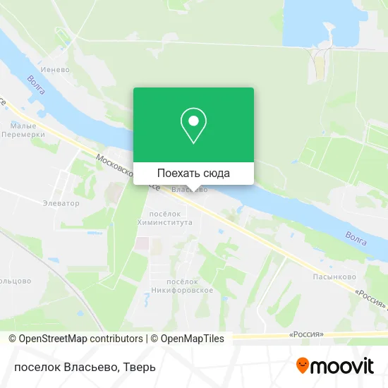 Карта поселок Власьево