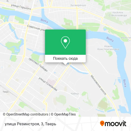 Карта улица Резинстроя, 3