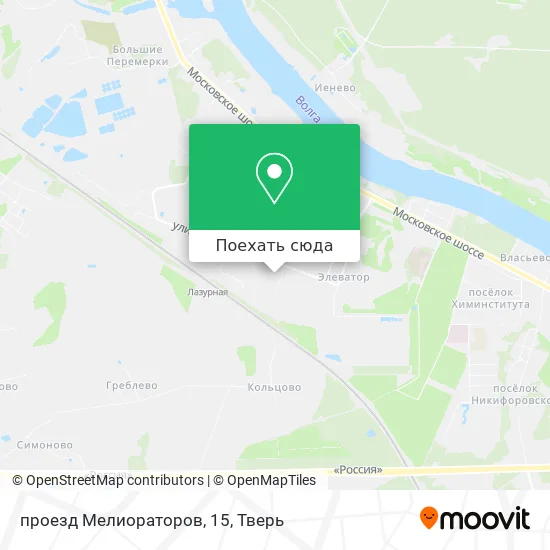 Карта проезд Мелиораторов, 15