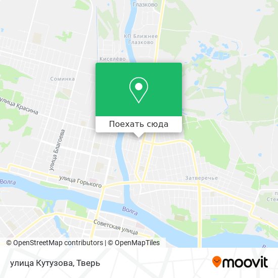 Карта улица Кутузова