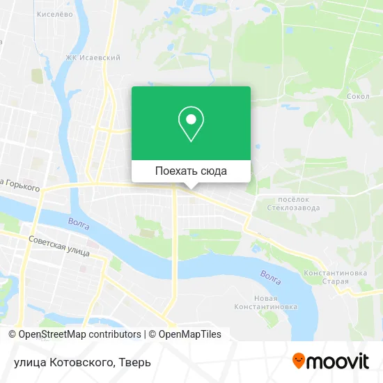 Карта улица Котовского