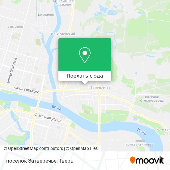 Карта посёлок Затверечье