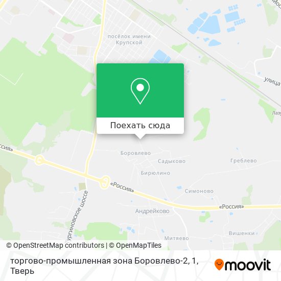 Карта торгово-промышленная зона Боровлево-2, 1