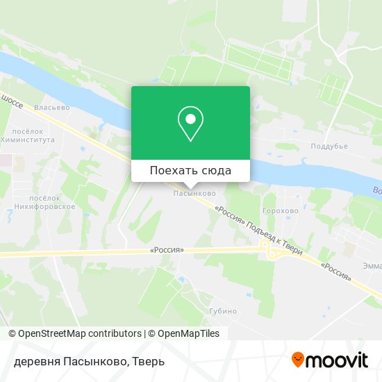 Карта деревня Пасынково