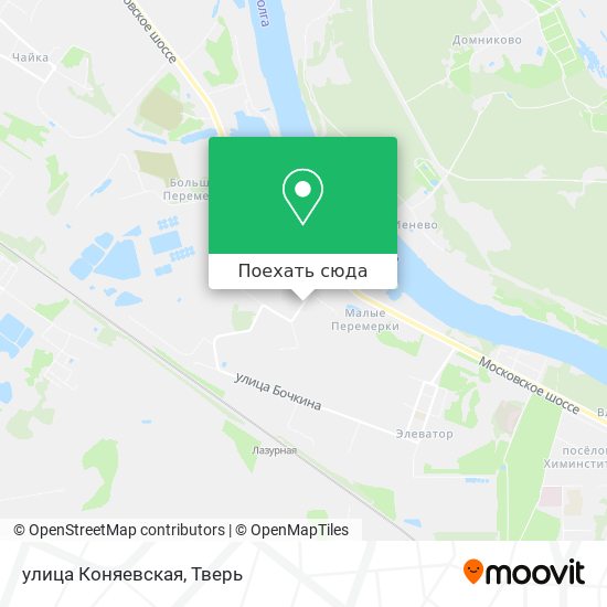 Карта улица Коняевская