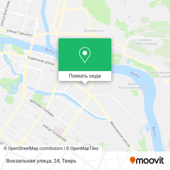 Карта Вокзальная улица, 24
