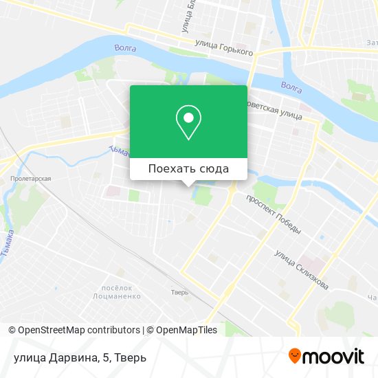 Карта улица Дарвина, 5