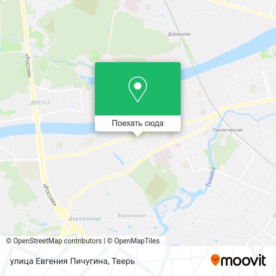 Карта улица Евгения Пичугина