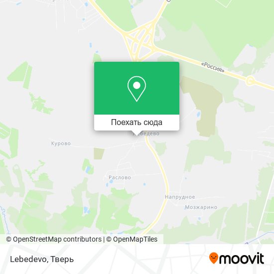 Карта Lebedevo