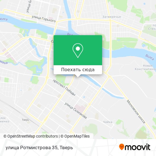Карта улица Ротмистрова 35