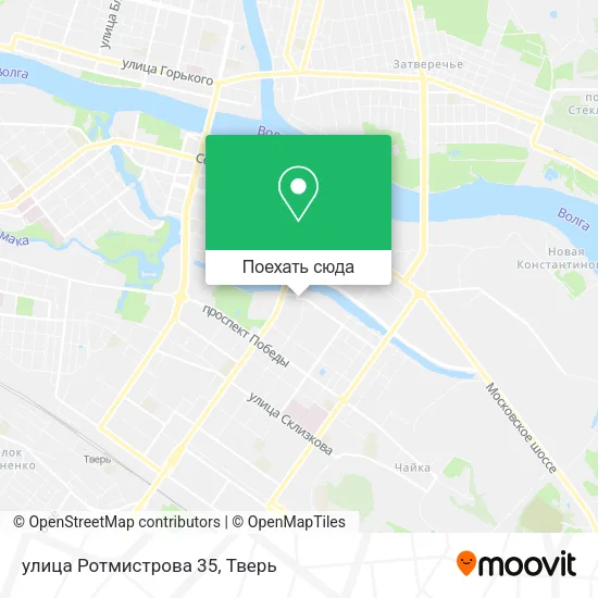 Карта улица Ротмистрова 35