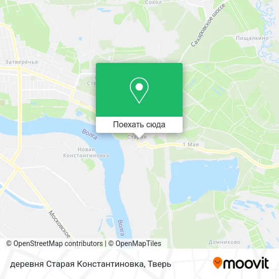 Карта деревня Старая Константиновка