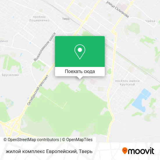 Карта жилой комплекс Европейский