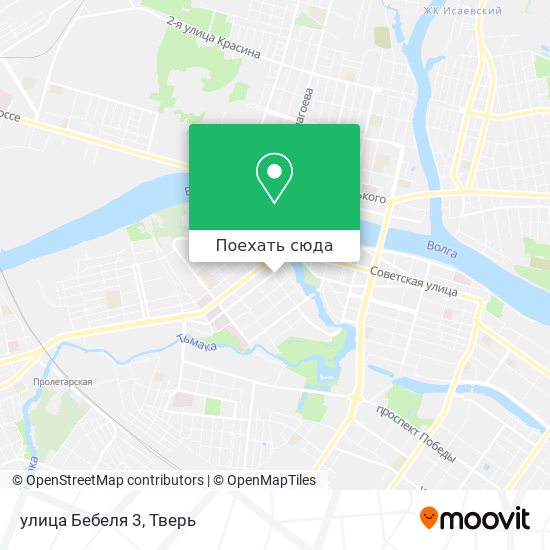 Карта улица Бебеля 3
