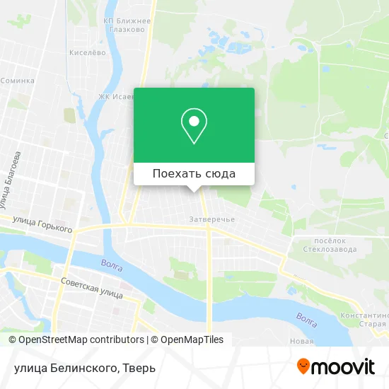 Карта улица Белинского
