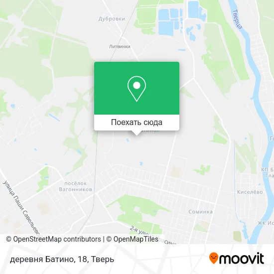 Карта деревня Батино, 18