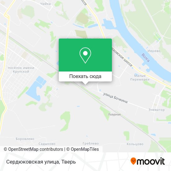 Карта Сердюковская улица