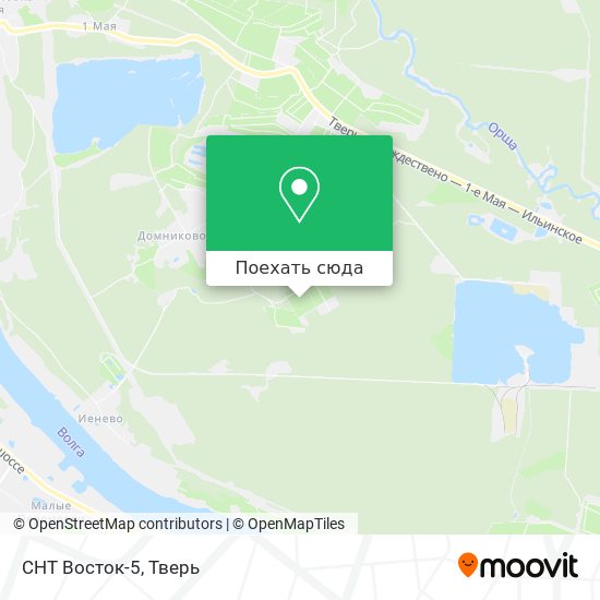 Карта СНТ Восток-5