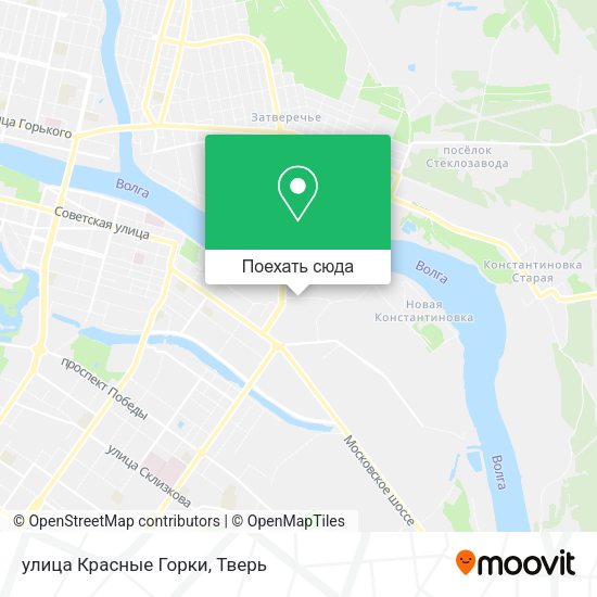 Карта улица Красные Горки
