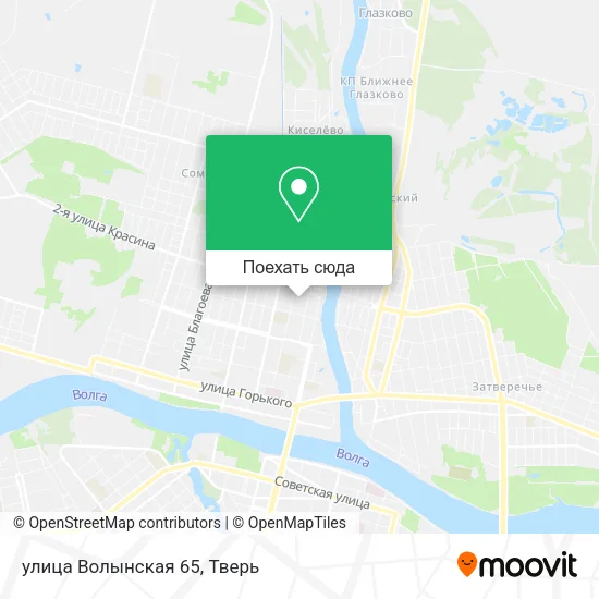 Карта улица Волынская 65