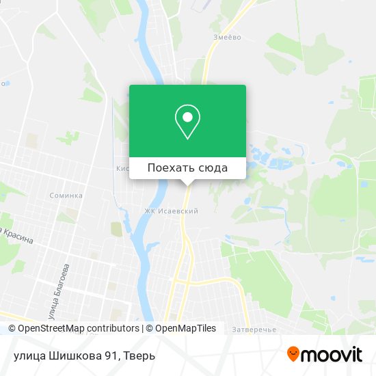 Карта улица Шишкова 91