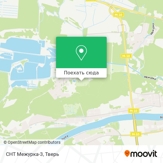 Карта СНТ Межурка-3