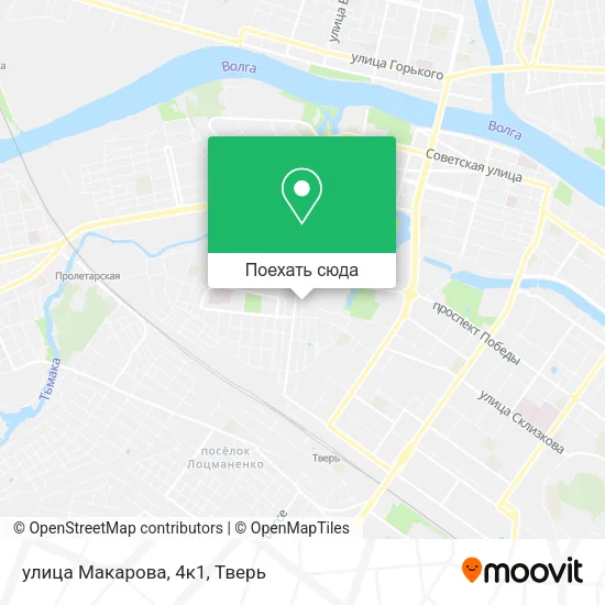 Карта улица Макарова, 4к1