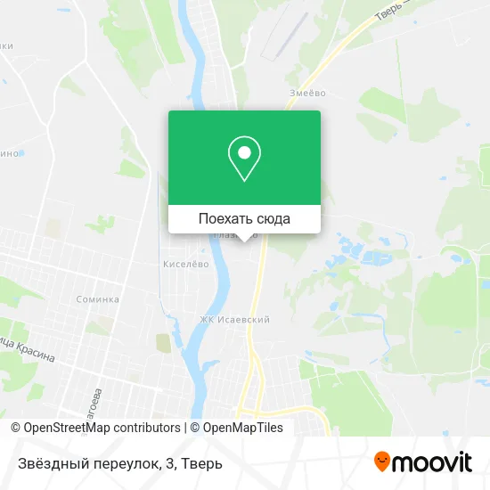 Карта Звёздный переулок, 3