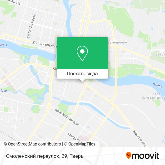 Карта Смоленский переулок, 29