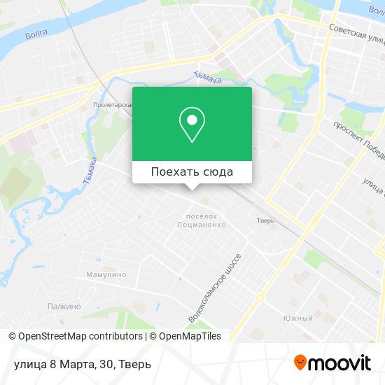 Карта улица 8 Марта, 30