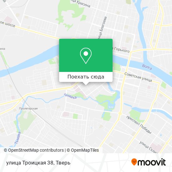 Карта улица Троицкая 38