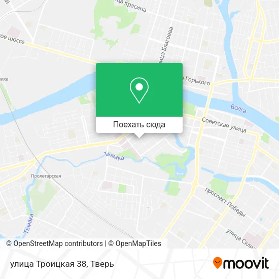 Карта улица Троицкая 38