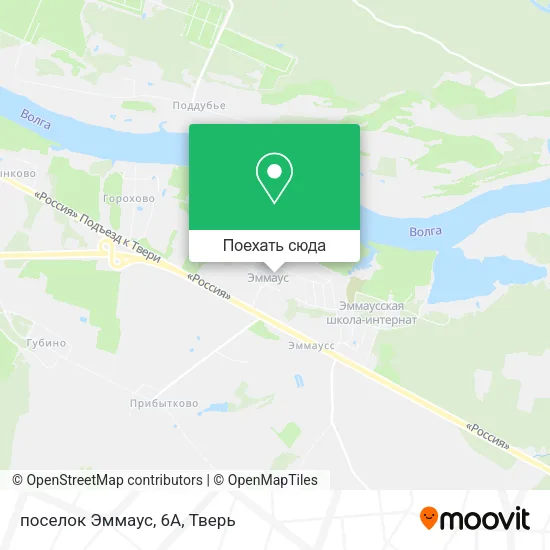 Карта поселок Эммаус, 6А