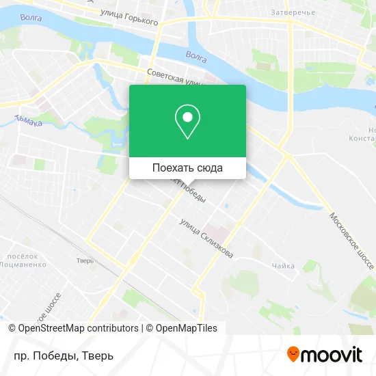Карта пр. Победы