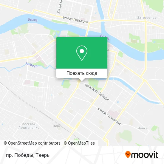 Карта пр. Победы