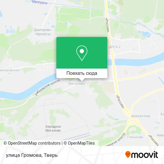 Карта улица Громова