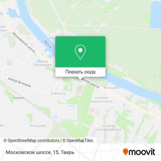 Карта Московское шоссе, 15