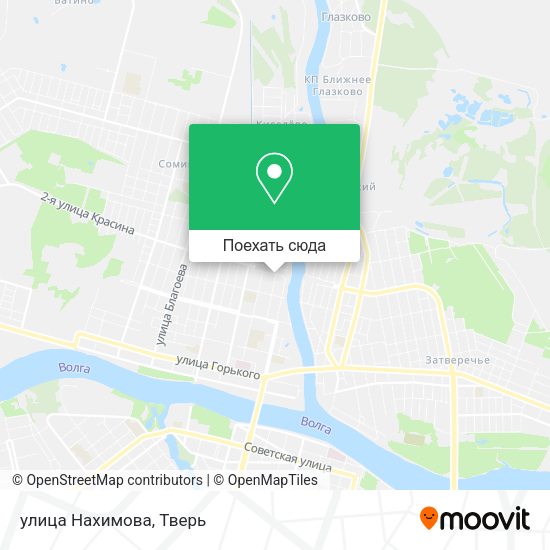 Карта улица Нахимова