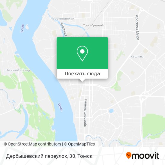 Карта Дербышевский переулок, 30