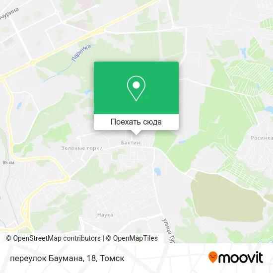 Карта переулок Баумана, 18