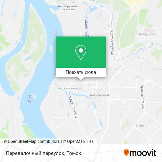 Карта Перевалочный переулок